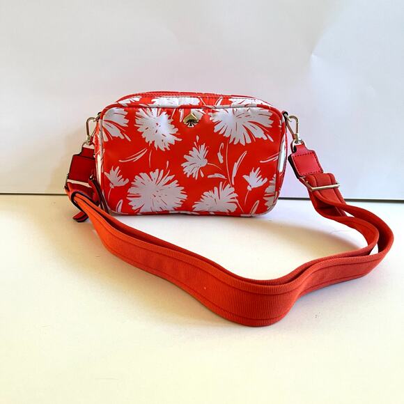 KATE SPADE NWOT, Vibrant Orange, Crossbody Bag, Tropical - Picture 1 of 11